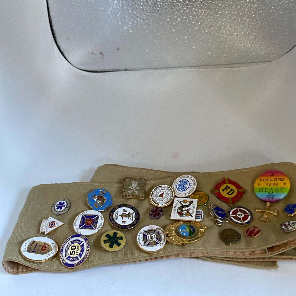 Fire Departments pins from upstate New York